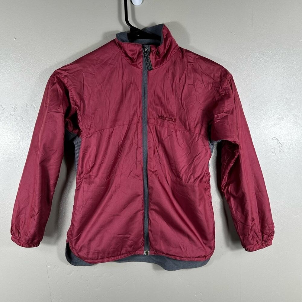 Marmot Boy’s Insulated Winter Jacket Size Medium Red and Grey